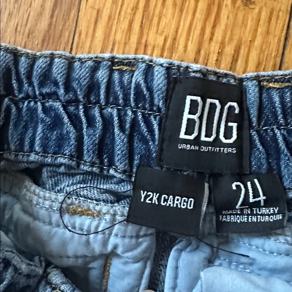 BDG Y2K Denim Cargo Pants - Picture 2 of 3